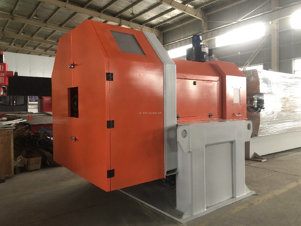 ESP flat cable Interlock armoring machine for round flat cable armoring
