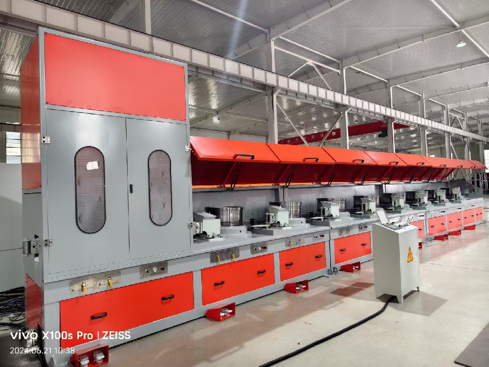 High strength steel wire direct drawing machine